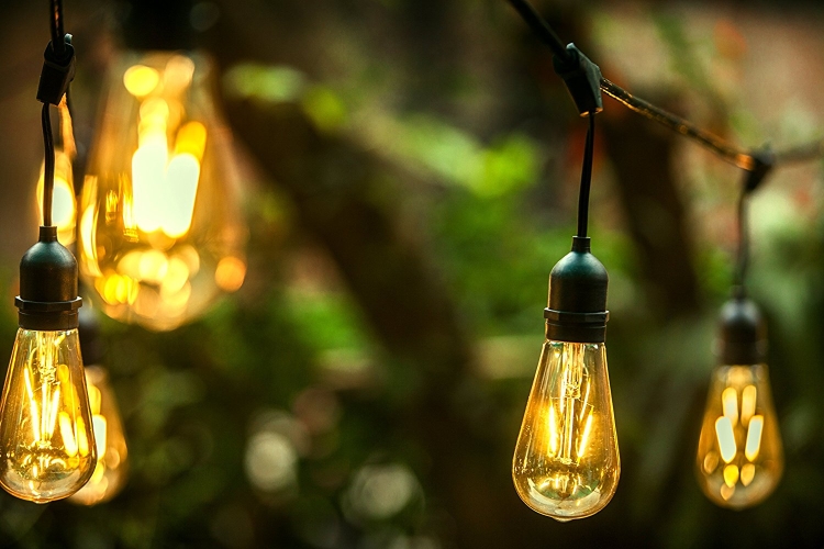 Outdoor 30FT String Light Colourful Change Waterproof With Dimmable Function