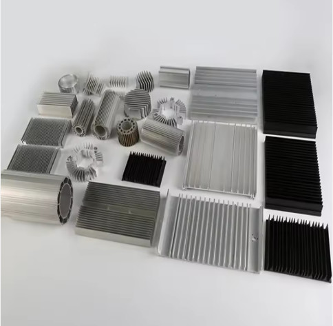 Circular Round Extruded Aluminum Heatsink 6000 Series Led Aluminium Heat Sink