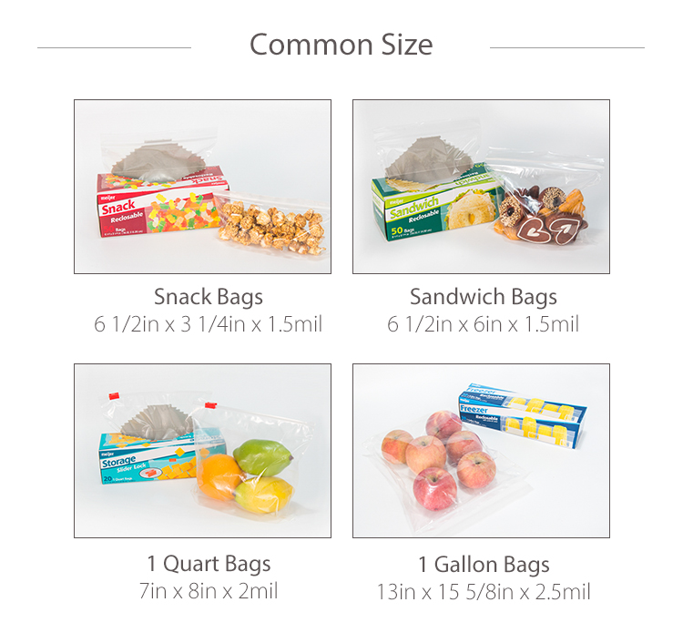 YTBagmart Durability Biodegradable Plastic k Bag LDPE Slider Zipper Bag