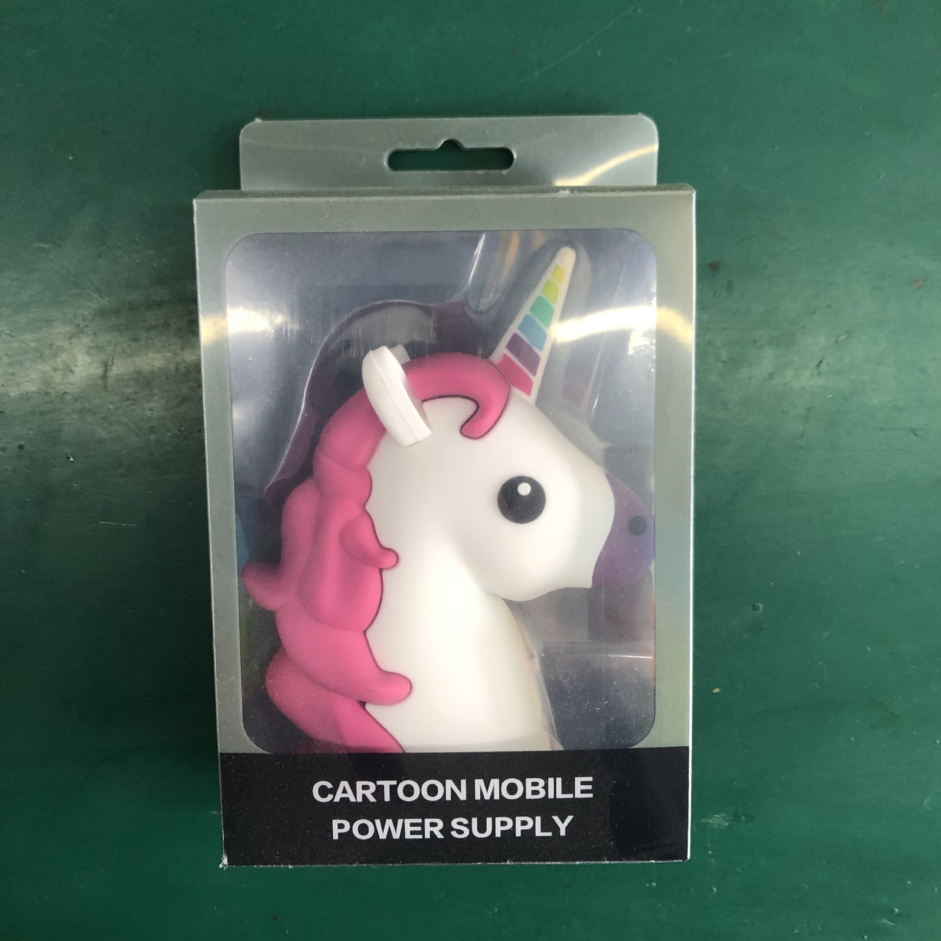 Cartoon 5V1A 2600mAh Unicorn Charging Power Bank MSDS