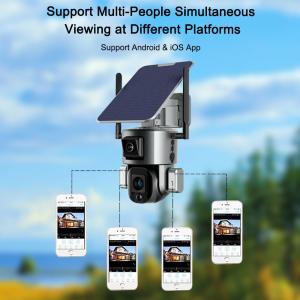 Android IOS APP Solar Powered 4K Security Camera Starlight 10x Optical Zoom