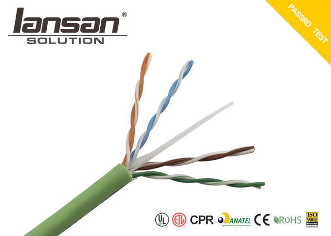 LSZH PVC 4 Pairs 23AWG 1000ft Cat6 Lan Cable 305M/Box