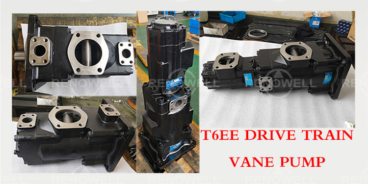 T6EE Drive Train Denison Vane Pumps Parker Denison Replacement