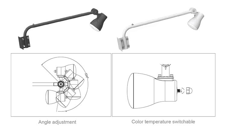 Color Temperature Adjustable Led Advertising Lights 36W Advertisement Light For Supermarket