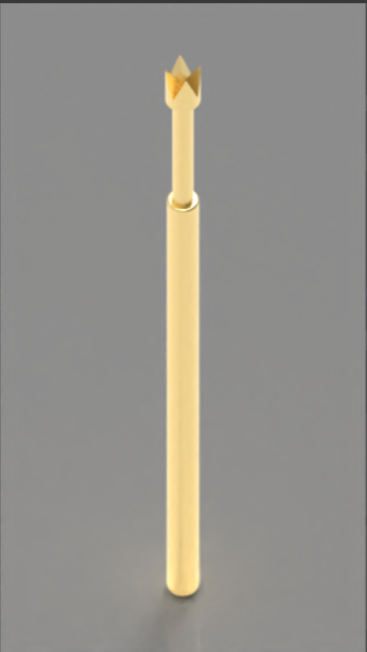 100mil Spring Test Probe with Crown Tip and BeCu Plunger for High Hitting