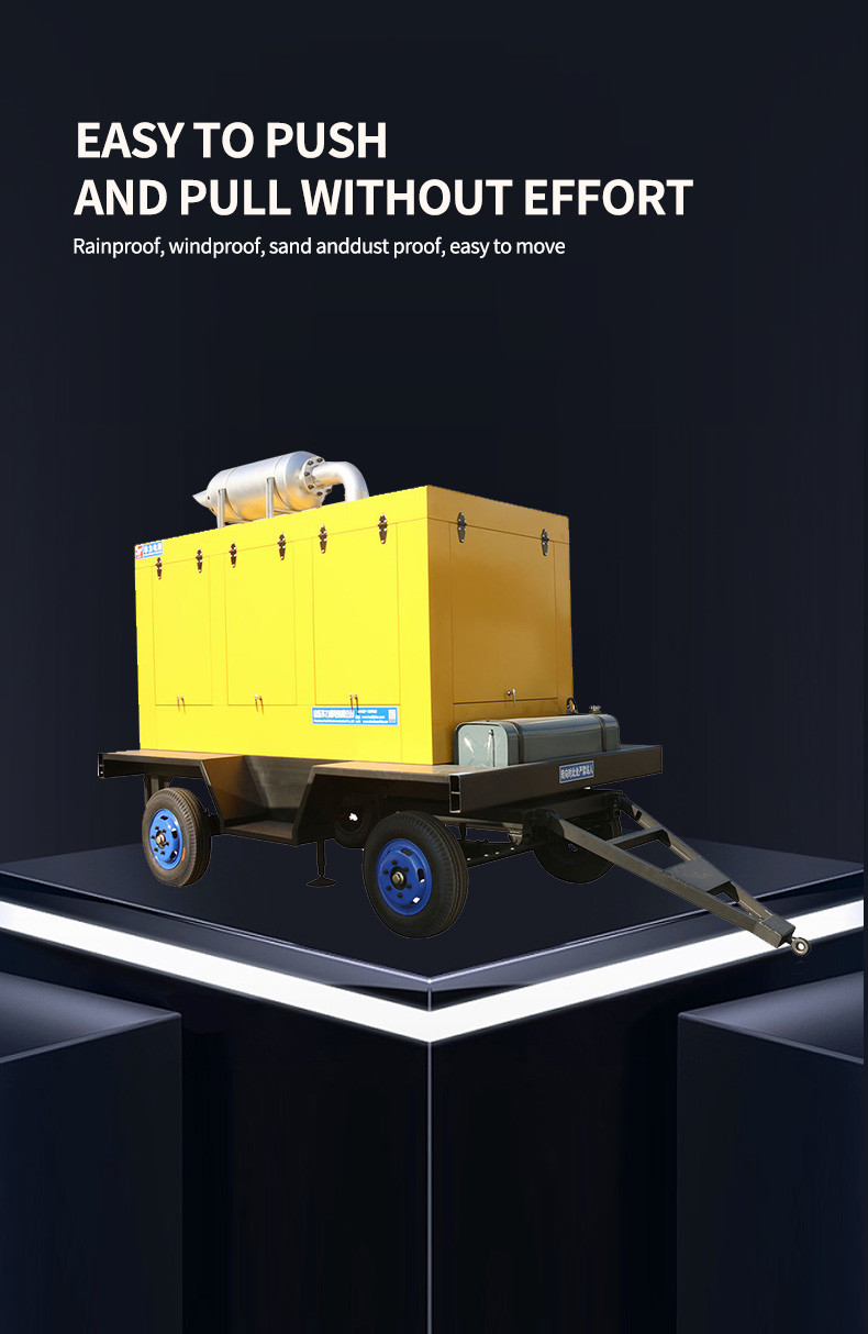 Diesel Power Trailer Type Silent Generator High Efficiency Best Price