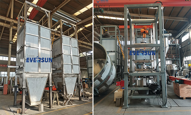 Customizable Bulk Bag Unloading Station Big Bag Lifter For Rice Powder Food