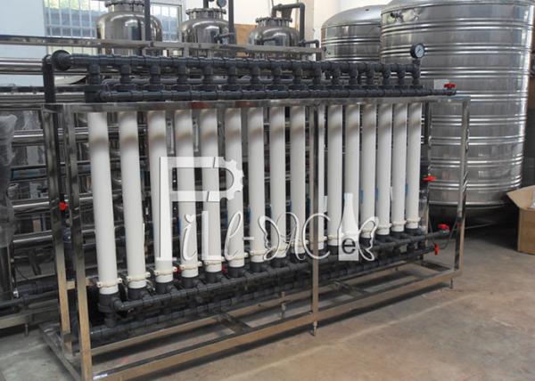 Mineral Drinking / Drinkable Water UF / Hollow Fibre Ultra Treatment Equipment /