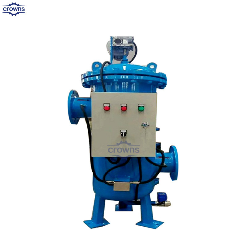 8'' inlet automatic Suction self cleaning filter(150 micron mesh screen) to