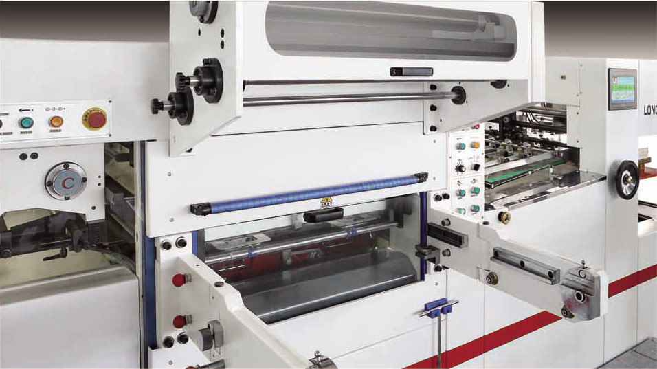 Huge Working Pressure Foil Stamping Embossing Machine , Automatic Heat Embossing Machine