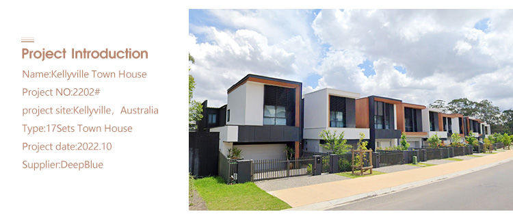 Light Steel Frame Prefab Apartment Buildings Modular Home With AU/EU/USA Standard