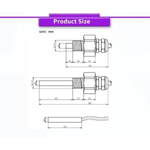 UBW100Y Waterproof Temperature Transmitter Sensor With G1 2 Connection Option