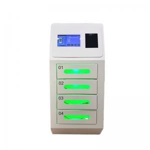 China Coin Operated MCU System Multiple Cell Phone Charging Station USB Charging Station Kiosks with 4 Lockers on sale