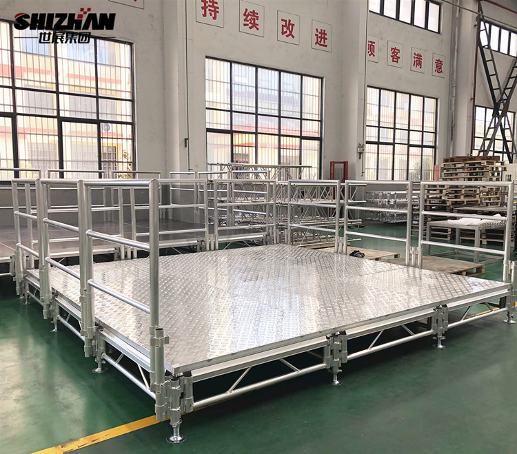 aluminium portable indoor mobile stage