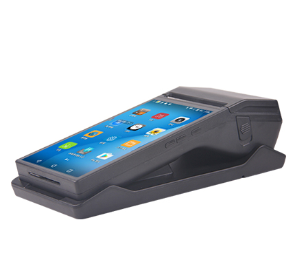 8G EMMC Capacitive Screen Supermarket Swipe Card POS Machine Powered by 7.4V Battery