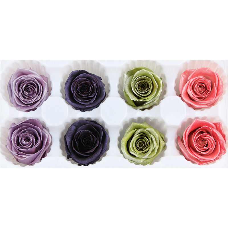 A Grade Preserved Rose Heads Customized Color Eternal Life Wedding Decoration