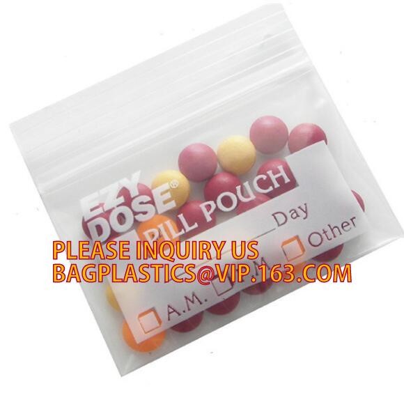 Customize Resealable Plastic Clear Poly Zip lockk Baggies custom zip lock bag, LDPE HDPE CPE PPE PVC Plastic Slider Zipper