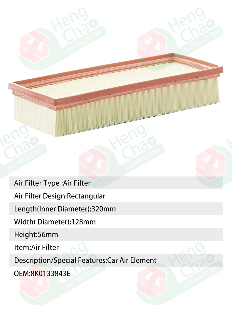 Filter OEM 8K0133843E Cabin Filter Making Machine For Ac Filter Manufacturing