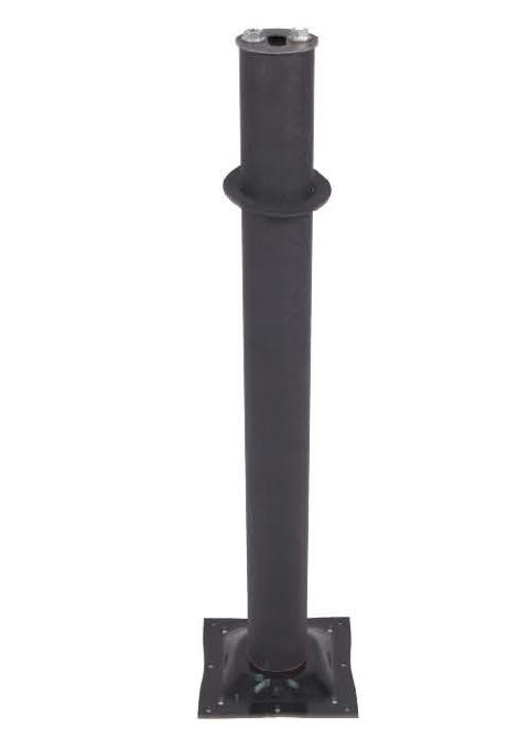 Bolt Down Metal Table legs Dining Table Base Black Wrinkle 28'' / 41'' Height