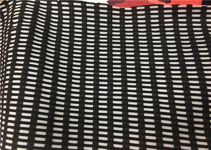 Rotary Printing Recycled Polyester Fabric Semi Dull Shade With Good Stretch