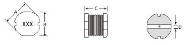 custom cd54 2.2uh 2r2 smd shielded power inductor 4.7 uh ferrite core 4r7 chip inductor 1 henry inductor