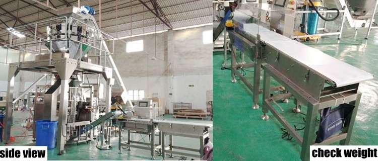 Automatic candy weighing plastic bag packing machine