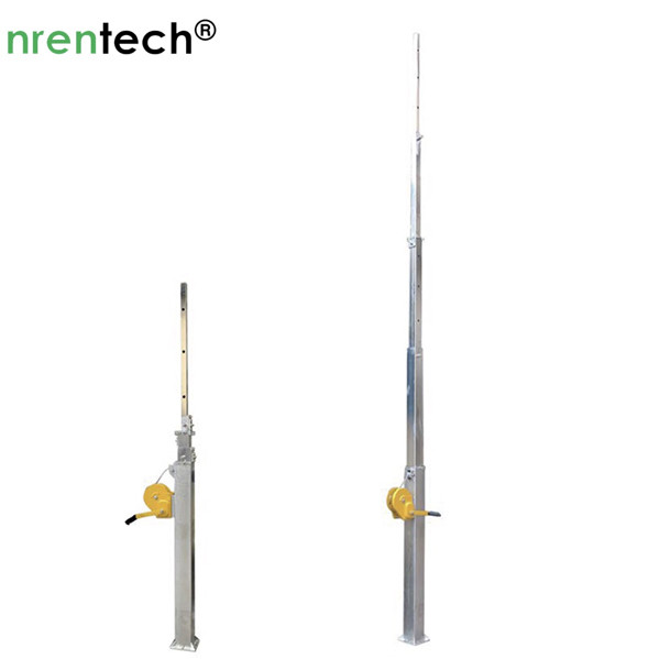6m galvanized telescopic mast