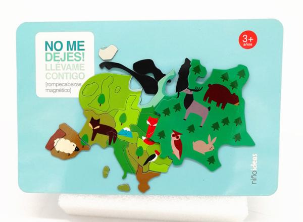 Magnetic Fridge Sticker ROHS Paper Fridge Puzzle Magnet For Kids Learning &