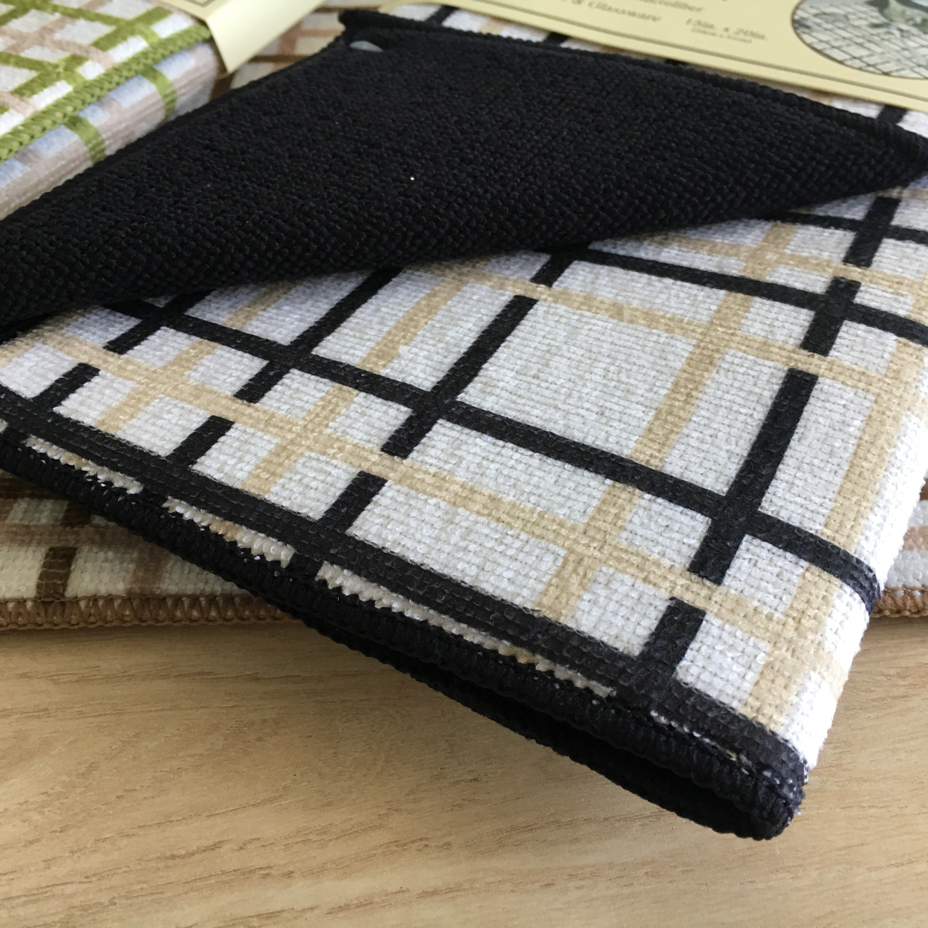 Sinlge packed 1pc Microfiber printeted water absorb dish mat kitchen water pad with good quality