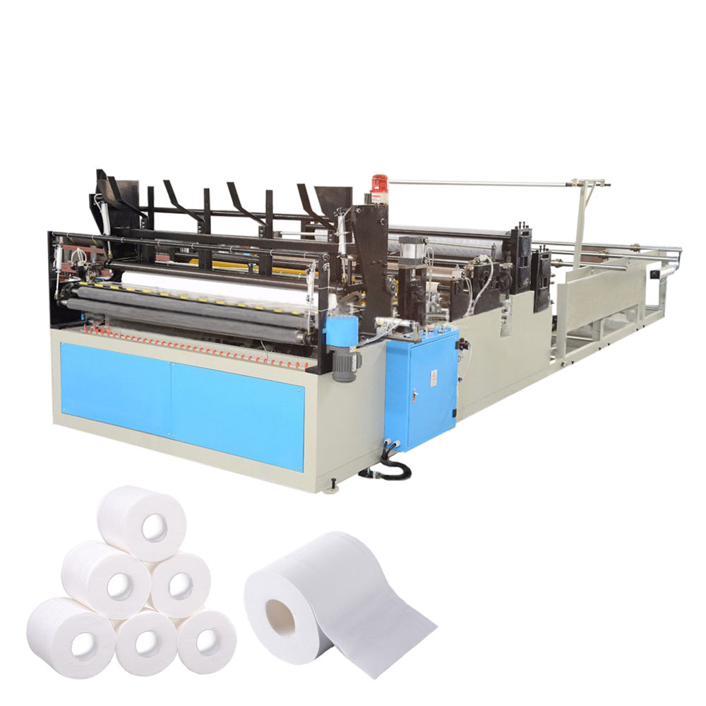 380V 50Hz 1350 Automatic Tissue Toilet Paper Rewinding Machine Kitchen Towel 4Kw