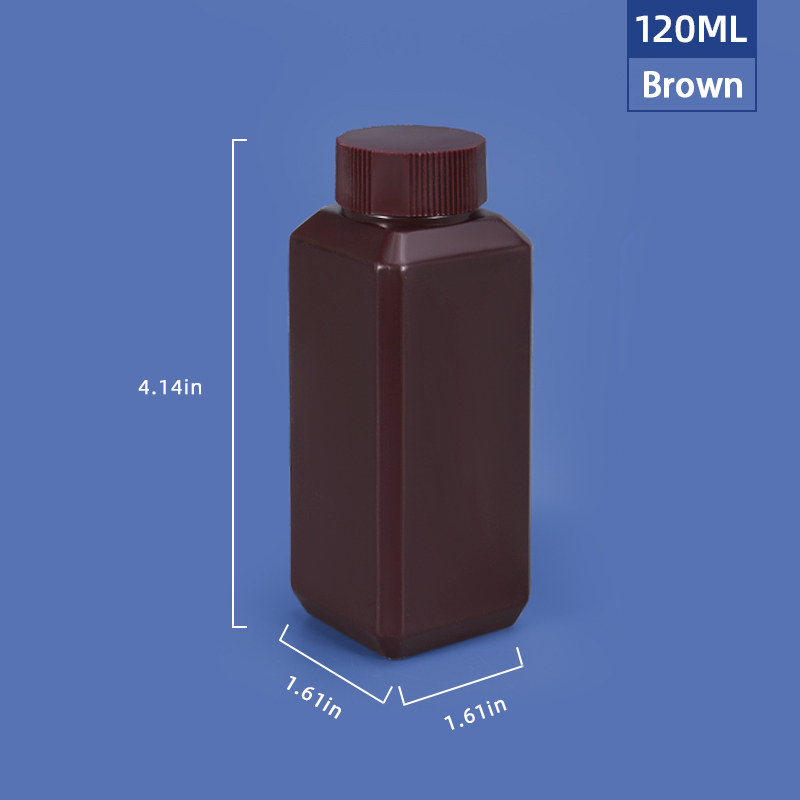 250ml HDPE Plastic Bottles for Chemical Detergent and Pesticide Seal The Square Bottle