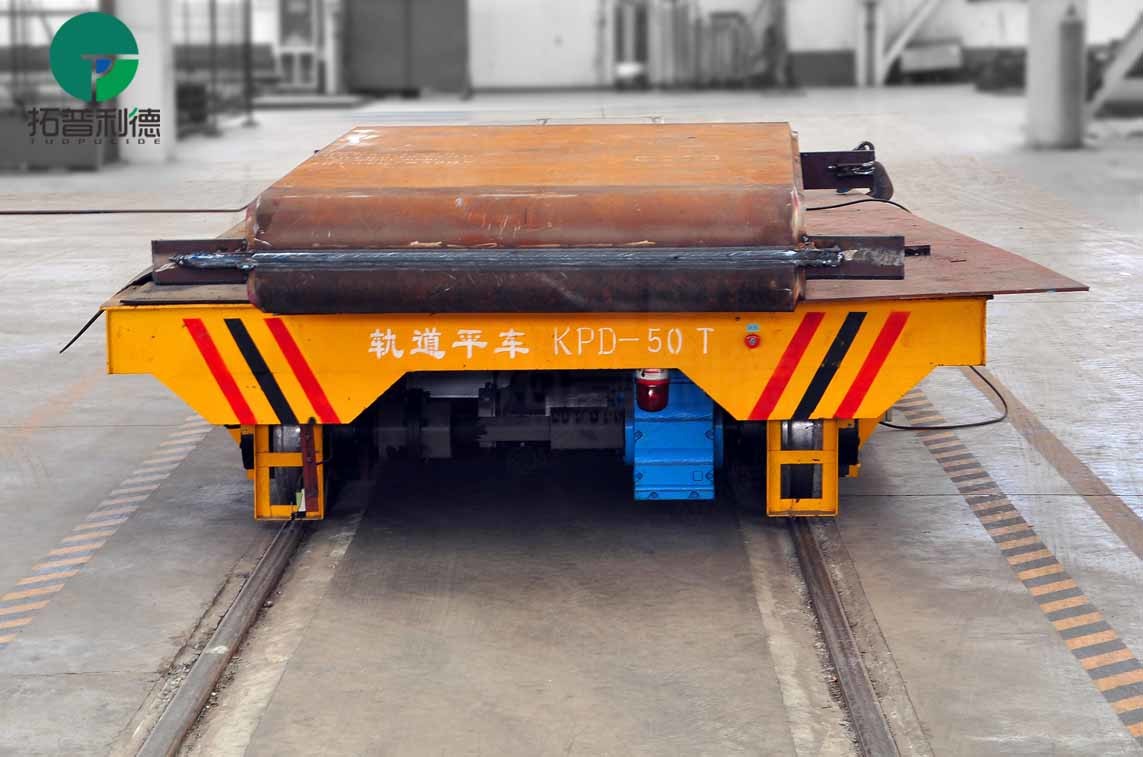 25t DC motor self driven rail guided vehicle for Thailand Mould Transportation