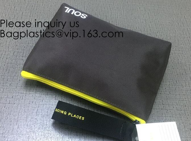 Custom Travel Organizer Cosmetic Ziiper Black Tyvek Paper Bag,Factory Price Tyvek Cosmetic Bag Custom Tyvek Paper Pouch