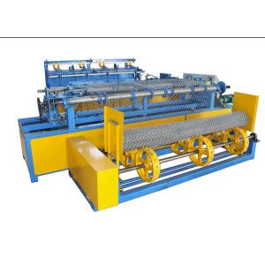  Double Spiral Wire Fence Making Machine / Diamond Mesh Wire Making Machine Automated Manufactures