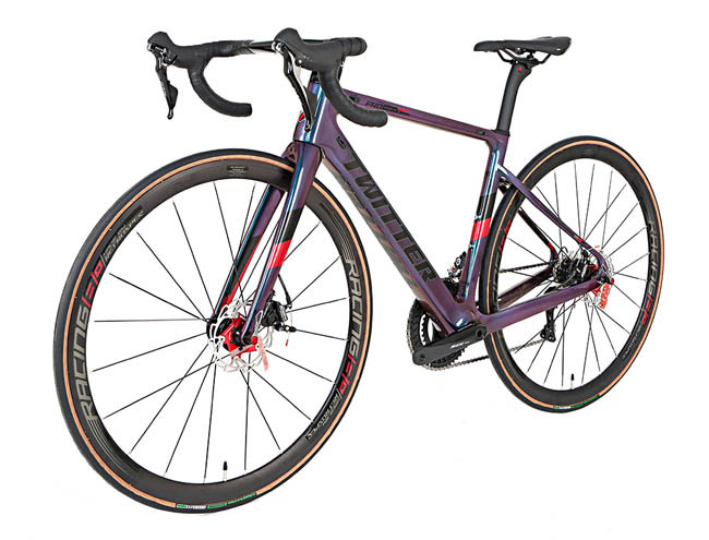 TWITTER 700C Carbon Fiber Road Bicycle STEALTH SHIMANO 105 22 Speed