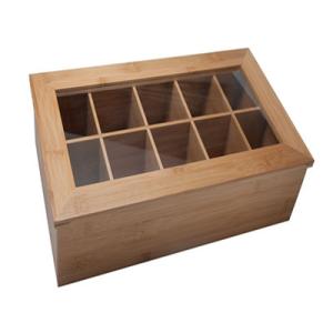 China hot selling bamboo tea bag box tin tea box with 8 component for high quality on sale