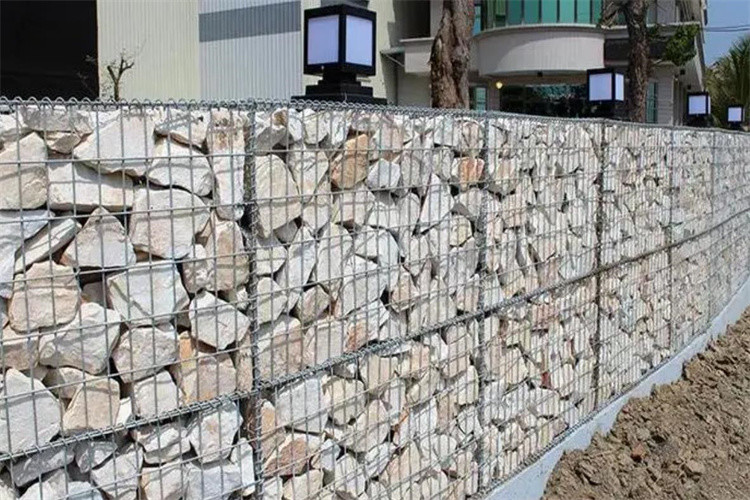 Galvanized Iron Welded Gabion Box Stone Cages For Garden Walls