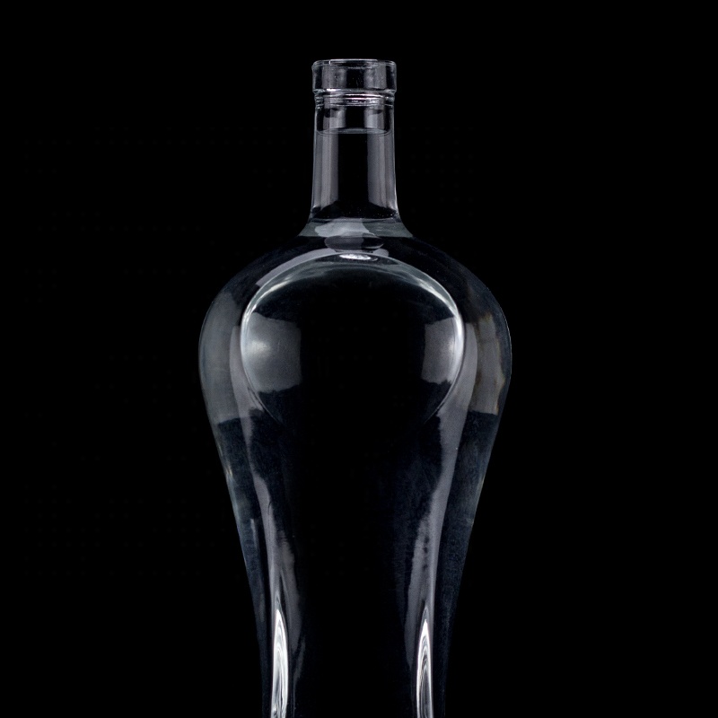 Clear 200ml 375ml 500ml 750ml Glass Liquor Wine Whisky Vodka Tequila Bottle With Cork