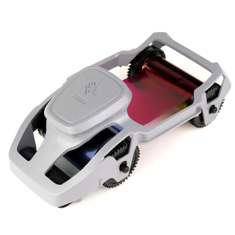 Prints 200 Prints/roll YMCKO Color Ribbon for Zebra ZC100 Card Printer 800300-250CN
