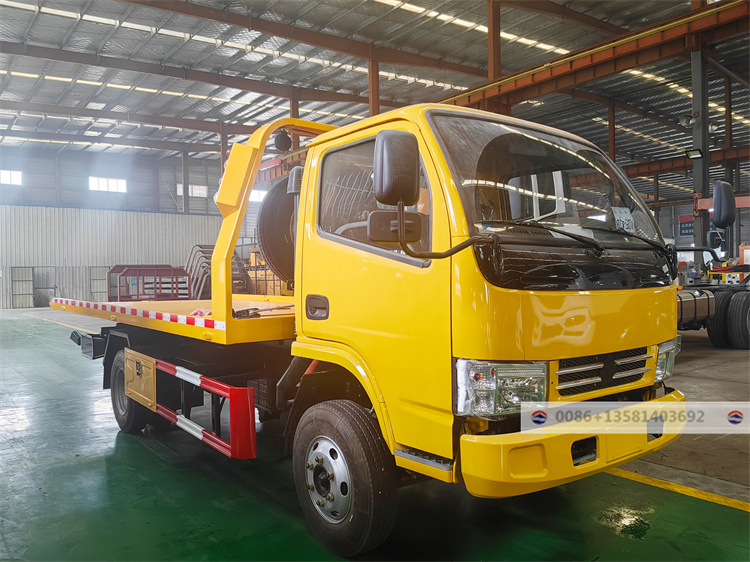 Factory Best Oringle export dongfeng wrecker tow truck flatbed tow truck