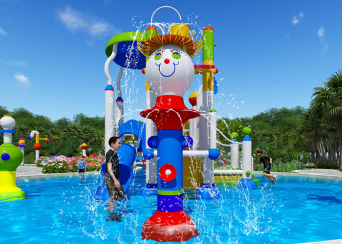 Splash Pad Water Playground Equipment / Indoor Water Park Equipment