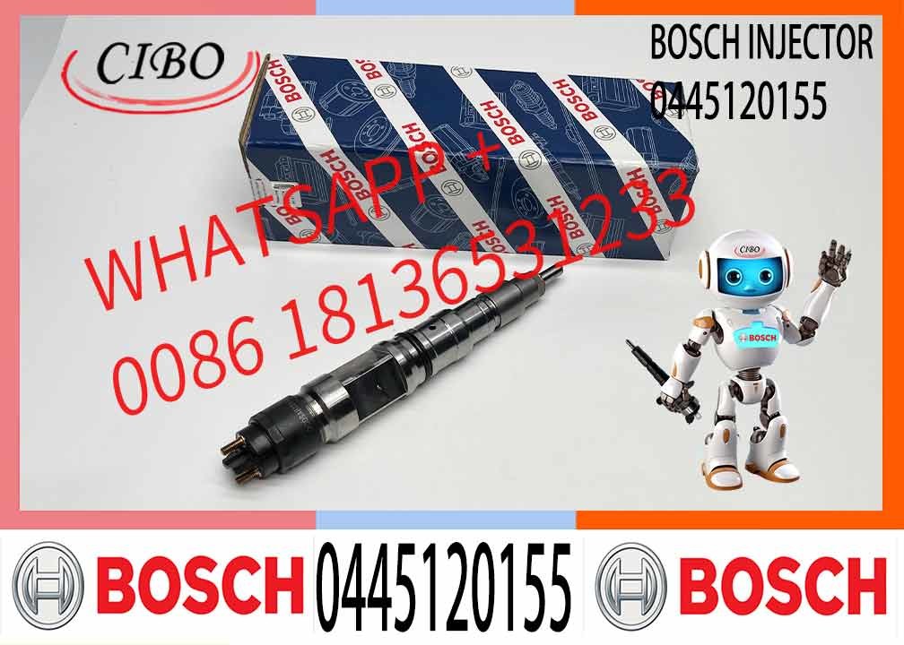 Nozzles 0445120155 Hot Sell Diesel Common Rail Injector 0 445 120 155 Engine Fuel Injector 0445 120 155 for MAN 04451201