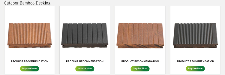 Bamboo Floor Tiles Horizontal Bamboo Fiber Floor Mat for Indoor