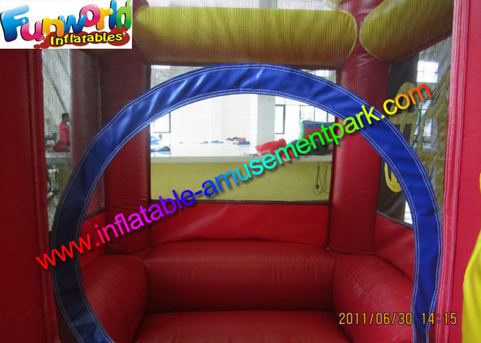Mickey Mouse Inflatable Bounce Houses , Small Jumping Castle With Repair Kit
