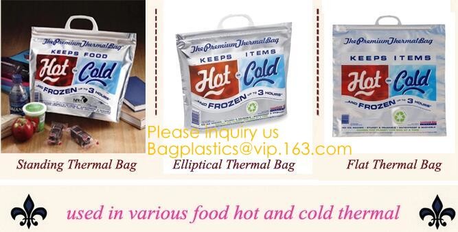 Aluminum Foil Food Use Disposable Cooler Bag Insulated Thermal Bag Organizer Storage Frozen Lunch Bag bagease bagplastic