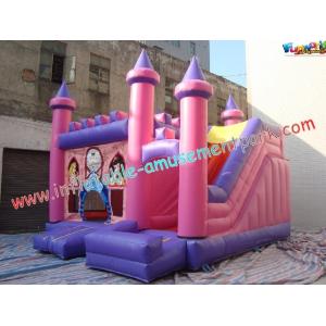 Funny Inflatable Bouncer Slide , Commercial Children Princess Slides