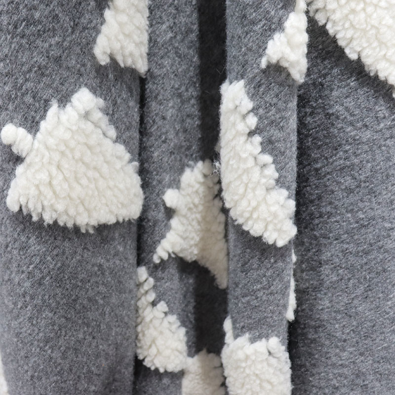 Knitting Coral Fleece Flannel Throw Blanket Faux Fur Soft Minky Blanket For Winter