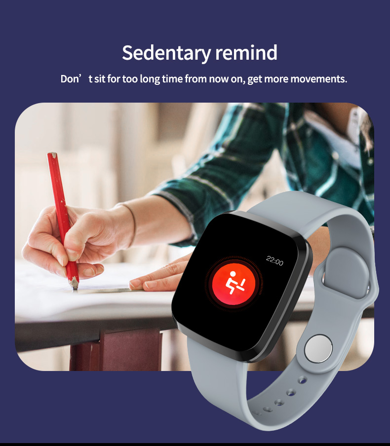 P3 smart watch Detects Heart Rate Wristband Blood Pressure Watch Oxygenand Outdoor Exercise APP