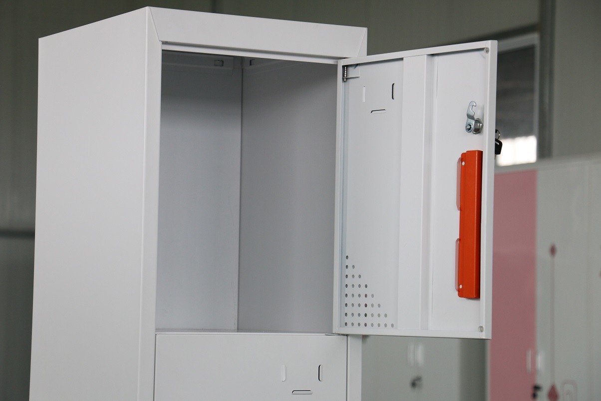 Office Customizable 4 Door Steel Locker Modern Style