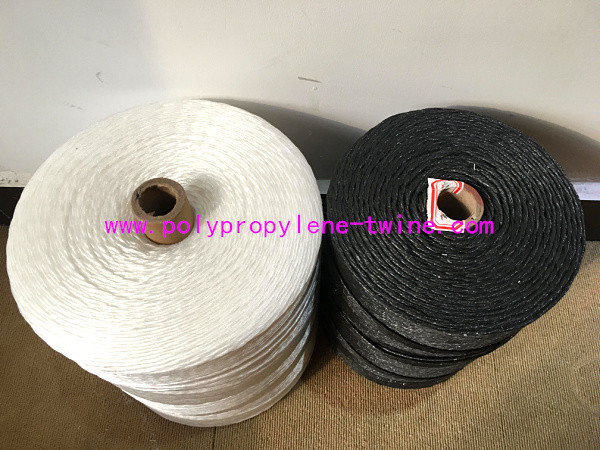 White Color Split Film Cable Filler Yarn 2mm - 30mm Diameter Winding On Tube Packing